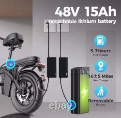 Vélo Électrique Pliable GS3 Moteur 350W Batterie 48V Écran LED