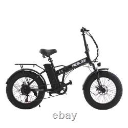 Vélo Électrique Pliant SHIMANO 20 36V 13Ah 250W Ville Ebike 25 km/h Pneus Épais