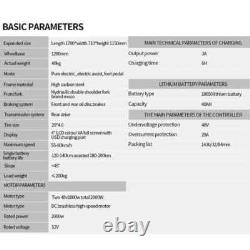 Vélo Électrique Ridstar Q20 Pro à Double Moteur 52V 40AH 20 Pneus Épais Montagne eBike