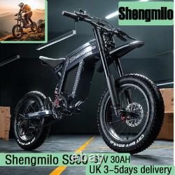 Vélo Électrique Shengmilo S900 VTT 60V 30AH 264,0'' Moto Électrique