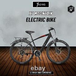 Vélo Électrique, VTT Électrique 250W Moteur 36V 10A Batterie, X7 Noir