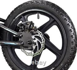 Vélo d'équilibre électrique Zipper Kids 200W 16 pouces bleu