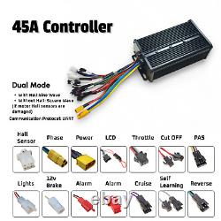 Vélo électrique Ebike 72v 2000w moteur à moyeu 26/27,5/29 contrôleur 72v 45a jante MTX