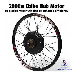 Vélo électrique Ebike 72v 2000w moteur à moyeu 26/27,5/29 contrôleur 72v 45a jante MTX