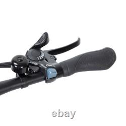 Vélo électrique tout-terrain moteur 250W autonomie 65km 21 vitesses frein à disque IPX4 noir