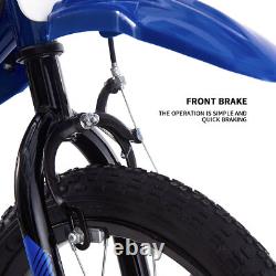 Vélo pour enfants 16 18 pouces style moto garçons filles bicyclette moto cyclisme avec stabilisateurs