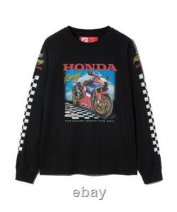 Véritable Moto Honda Honda Racing Fire Blade Manches Longues NOIR