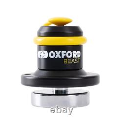 Verrou à disque haute sécurité Oxford Beast LK121 pour moto et vélo, vendu sécurisé diamant