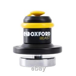 Verrou de disque de moto Oxford Beast Sold Secure - Antivol pour freins de vélos