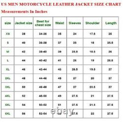 Veste de motard en cuir véritable gris pour hommes fait main sur mesure