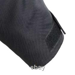 Veste de moto Oxford Spartan Air pour hommes été, couleur noir furtif