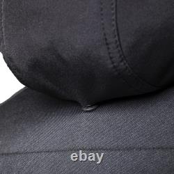 Veste de moto armée à capuche Premium Rocksolid de Black pour la conduite à moto