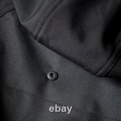 Veste de moto armée à capuche Premium Rocksolid de Black pour la conduite à moto