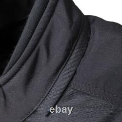 Veste de moto armée à capuche Premium Rocksolid de Black pour la conduite à moto