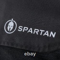 Veste de moto d'été Oxford Spartan Air pour vélo de tourisme, noire et grise