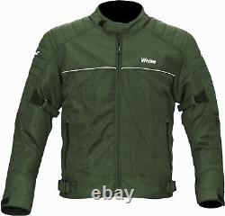 Veste de moto d'été en textile ventilé Scout Wise Olive WJSCO47