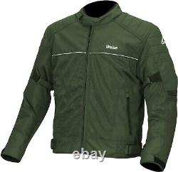 Veste de moto d'été en textile ventilé Scout Wise Olive WJSCO47