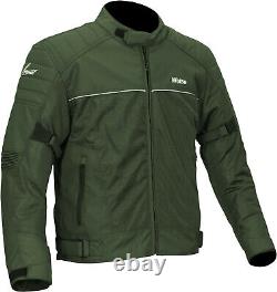 Veste de moto d'été en textile ventilé Scout Wise Olive WJSCO47