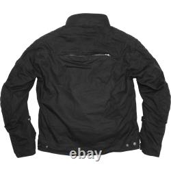 Veste de moto en cire noir Pendle CE Classe AA pour la conduite à moto