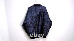 Veste de moto sportive en cuir noir bordeaux pour homme, gravée, taille 4XL