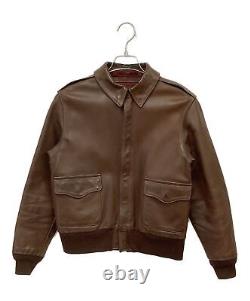 Veste de vol en cuir Real McCoys Type A-2 taille 36