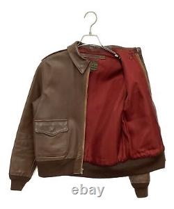 Veste de vol en cuir Real McCoys Type A-2 taille 36