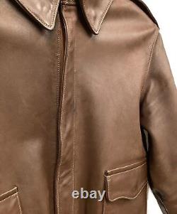 Veste de vol en cuir Real McCoys Type A-2 taille 36