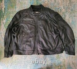 Veste en cuir Harley Davidson pour homme 3XL avec doublure Willie G Skull 98099-07VM