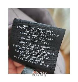 Veste en faux cuir ouverte avec col Cole Haan, marron foncé, XL, neuve