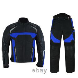 Veste et Pantalons Armés Imperméables de Moto Costume pour Hommes CE