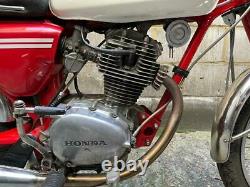 Vintage 1972 Honda Cb125 S Motorcycle Classique