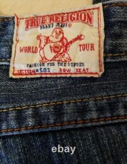 Vintage Vrai Religion Détresse Joey Flared Jeans