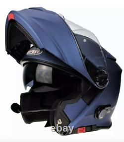 Viper Rs-v171 Bluetooth Flip Front Motorbike Motorcycle Helmet Inc Pinlock Med