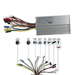 Voitures Mini Bicyclettes Etc Motor Controller 30a Controller 36v/48v Alliage D'aluminium LCD