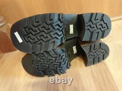 Vtg Destroy Platform Ankle Boots Brown Leather Us 9.5 Eu 41 Made In Spain Unworn