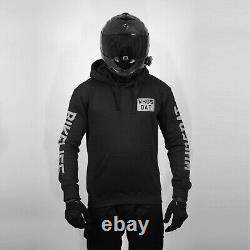 WH05DAT HOODIE MOTO ARMÉE RÉFLÉCHISSANTE (Pull) L