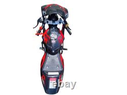 X Beast Motorsport Moto Pocket Mini 49cc Moto Racer Essence Tout Terrain